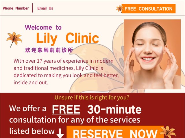 Beauty Clinic Landing Page