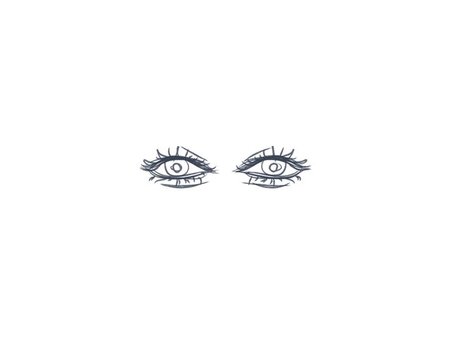 Character eyes illustration